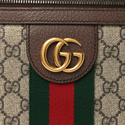 Gucci GG Supreme Monogram Web Small Ophidia Messenger Bag Brown 8 of 11