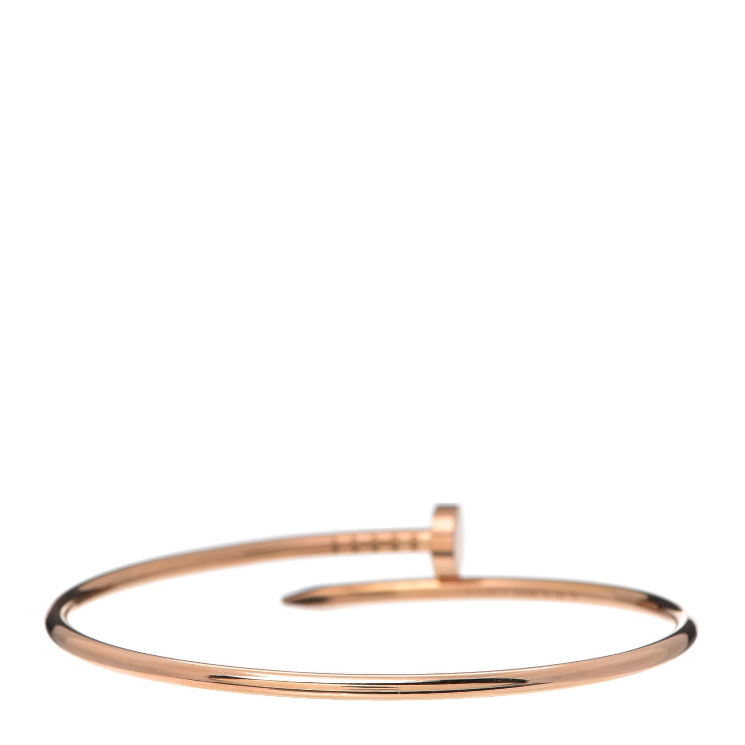 Cartier 18K Pink Gold Small Juste Un Clou Bracelet 17 3 of 6