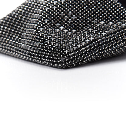 Alexander Wang Lambskin Crystal Rhinestone Ryan Mini Drawstring Bag Black 7 of 9