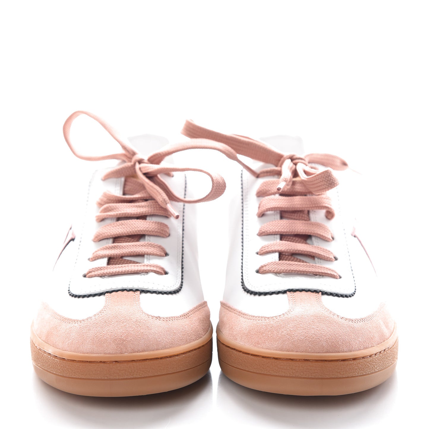 Calfskin Frontrow Sneakers 39 Rose Clair