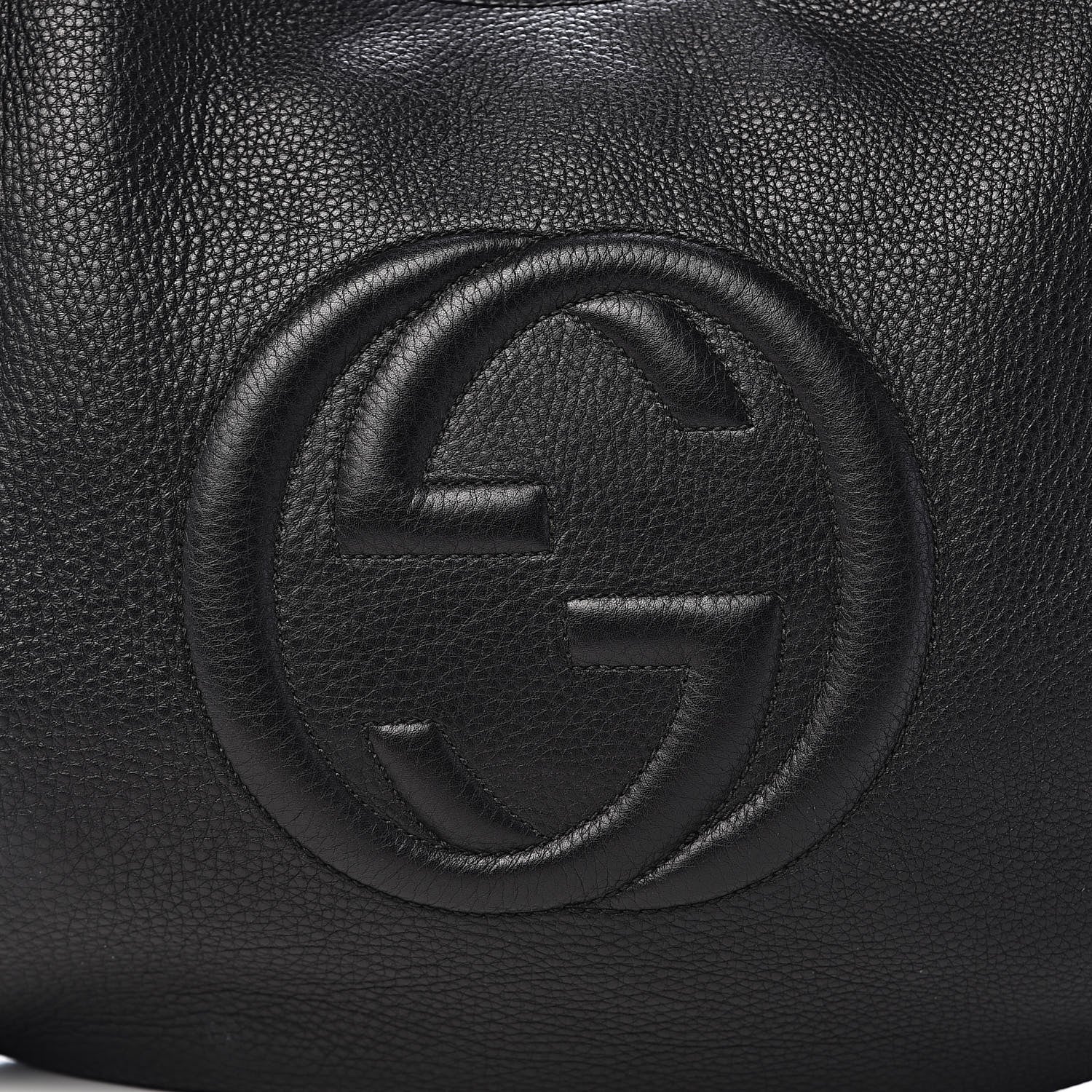Gucci Pebbled Calfskin Soho Hobo Black 10 of 10