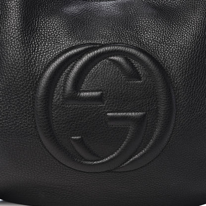 Gucci Pebbled Calfskin Soho Hobo Black 10 of 10