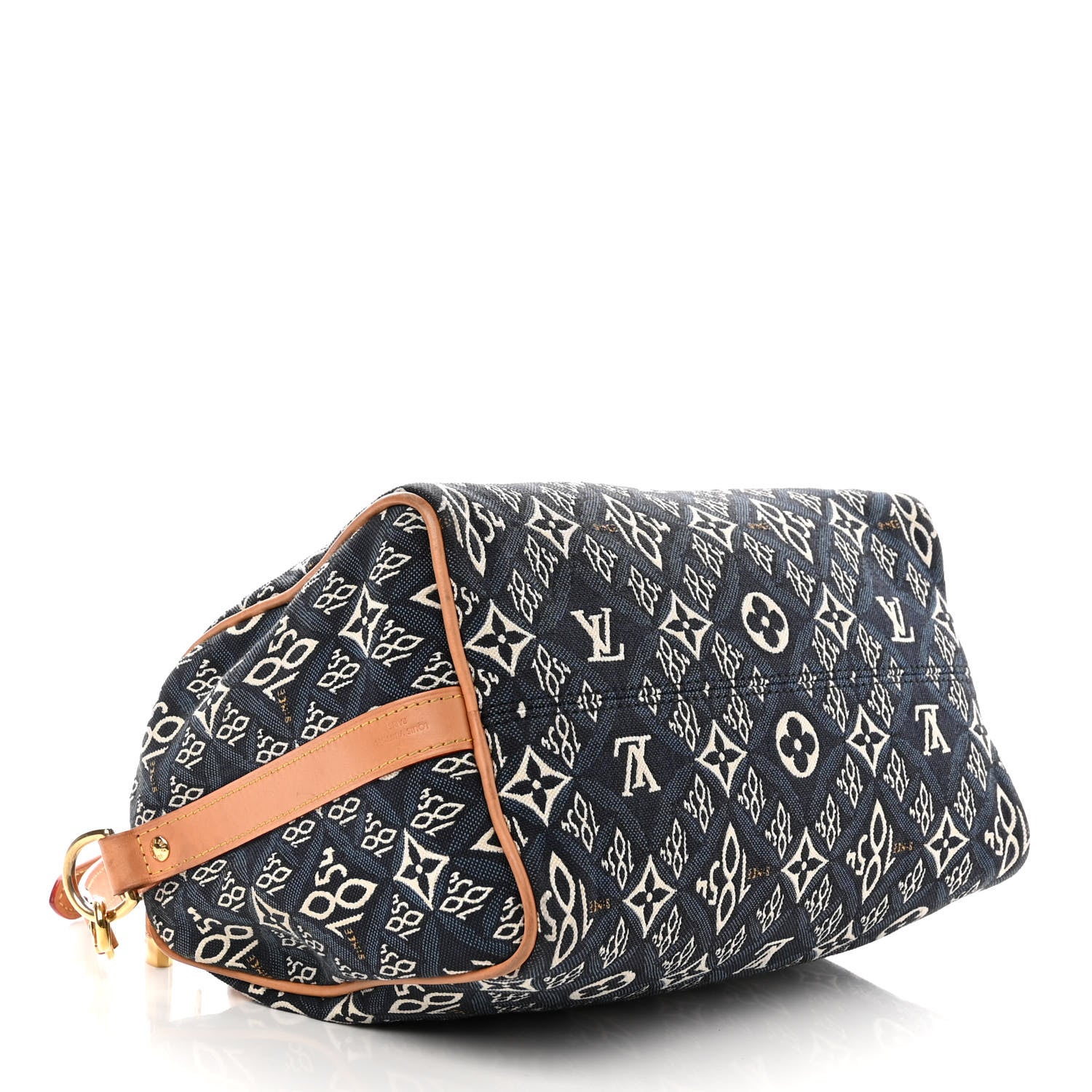 Louis Vuitton Jacquard Since 1854 Speedy Bandouliere 25 Blue 4 of 10