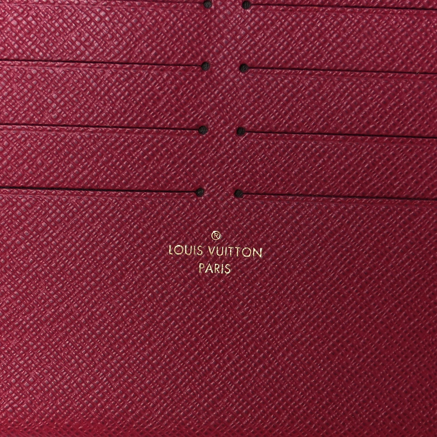 Monogram Pochette Felicie Chain Wallet Fuchsia