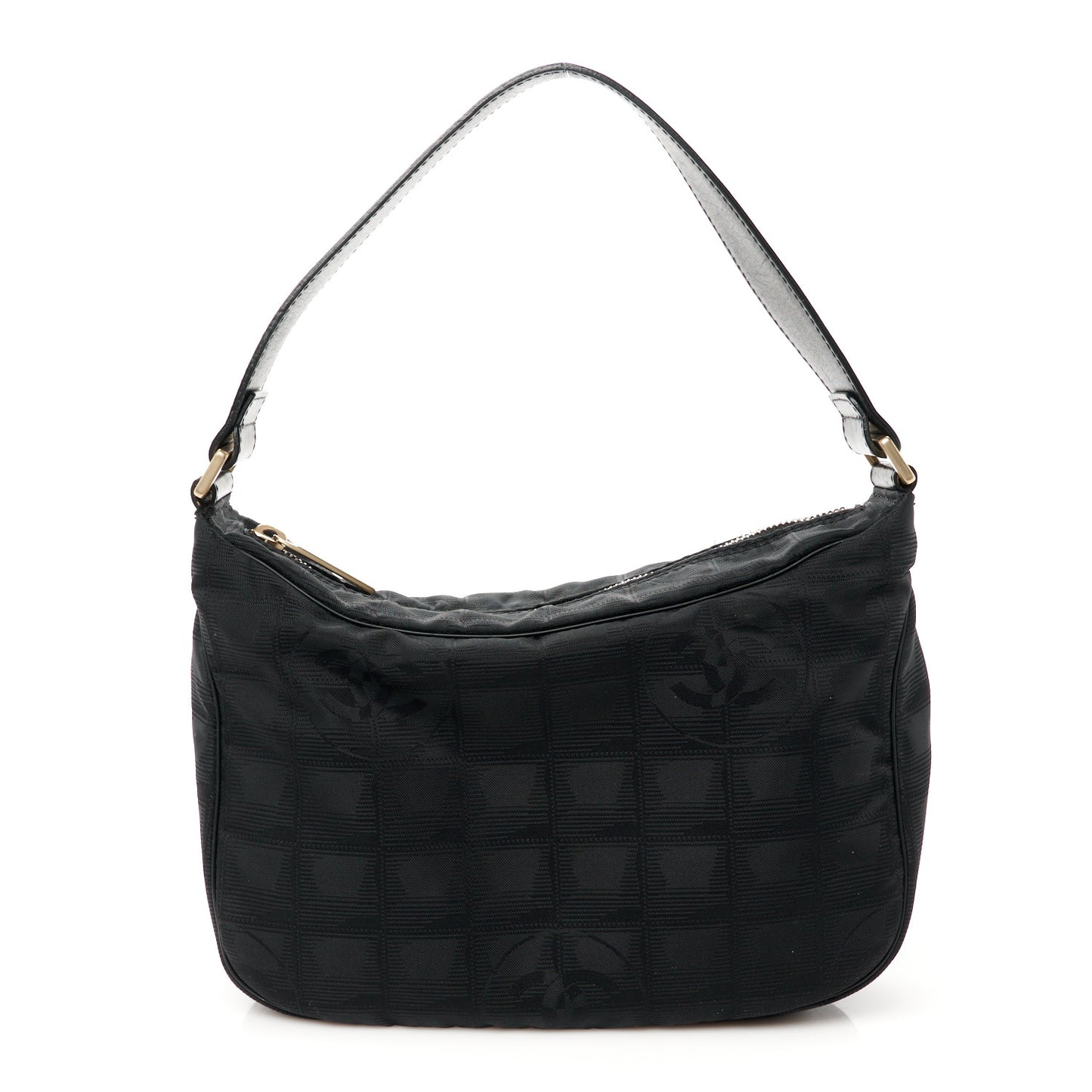 Nylon Travel Hobo Black
