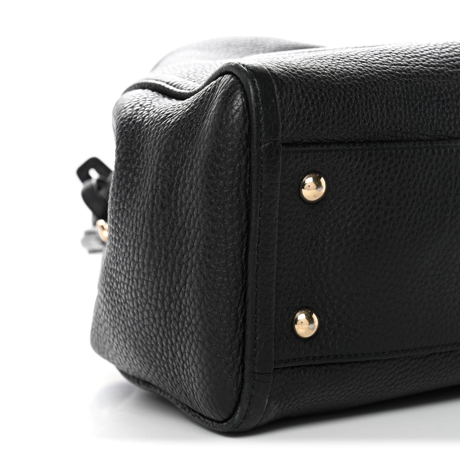 Gucci Pebbled Calfskin Small Soho Shoulder Bag Black 9 of 11