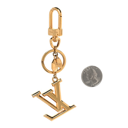 Louis Vuitton LV Facettes Bag Charm Key Holder Gold 2 of 5