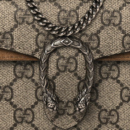 Gucci GG Supreme Monogram Super Mini Dionysus Shoulder Bag Taupe 7 of 10