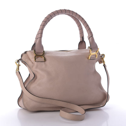 Chloe Calfskin Medium Marcie Satchel Anemone Pink 4 of 10