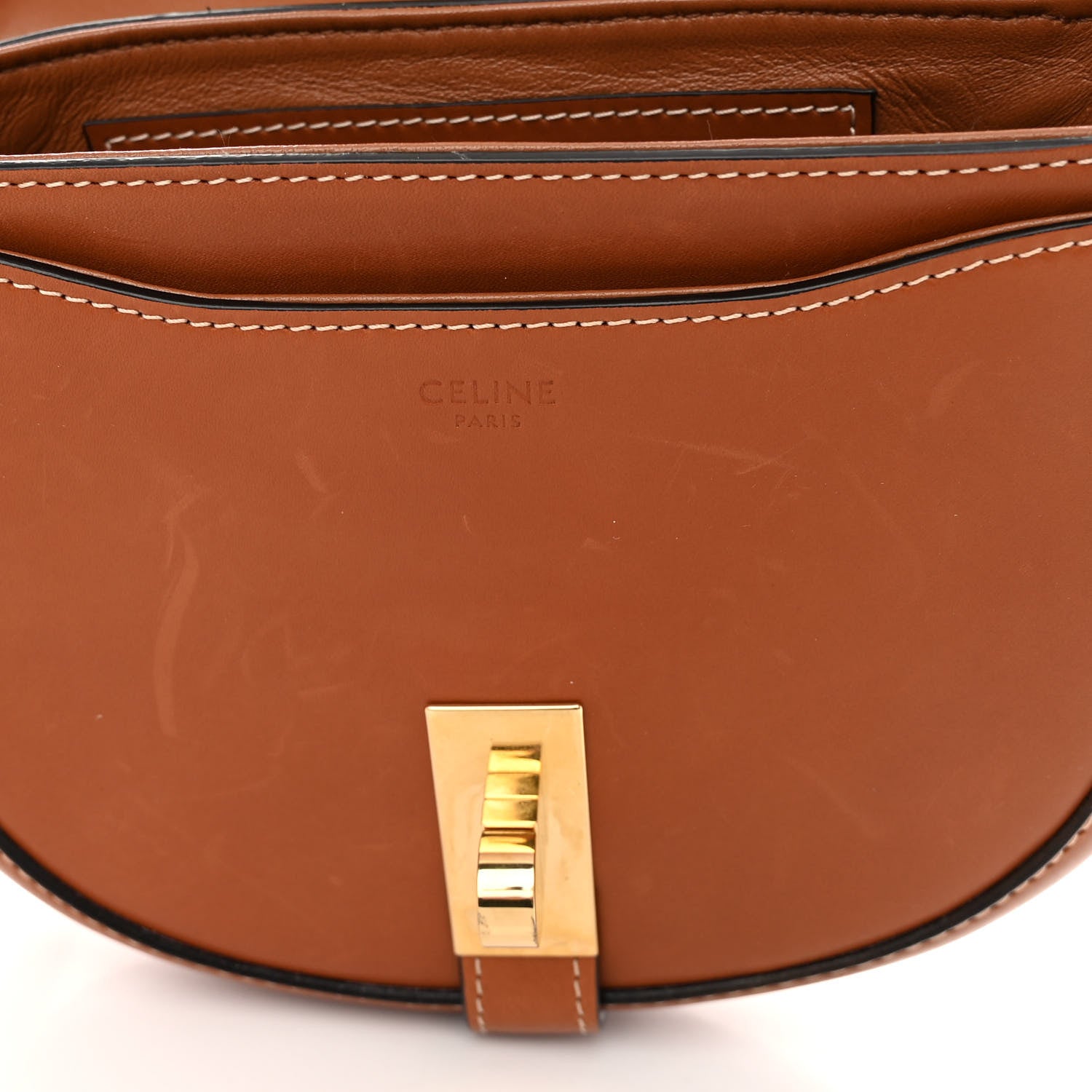 Celine Natural Calfskin Besace Small 16 Tan 6 of 10