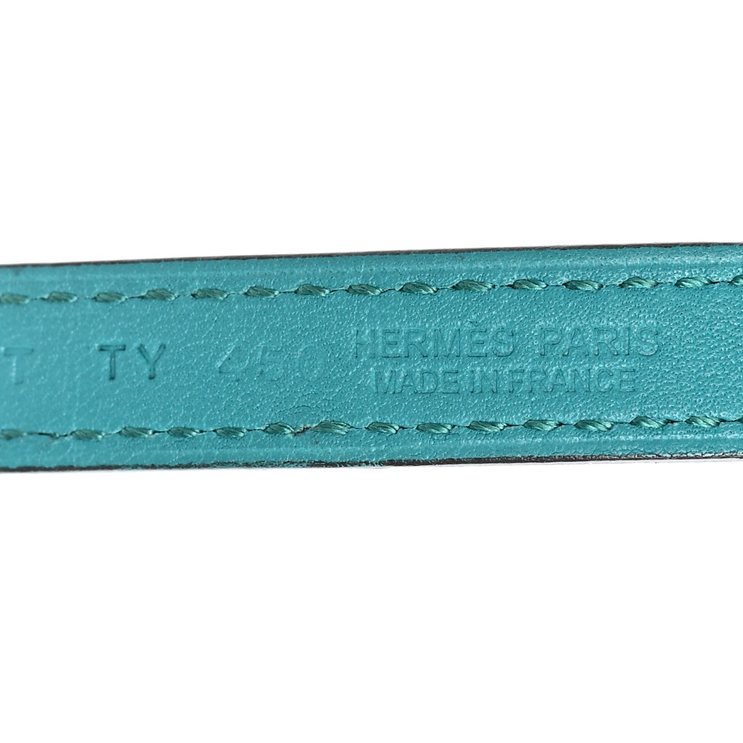 Hermes Swift Epsom 13mm Focus Belt 90 Malachite Bleu Saphir 3 of 5