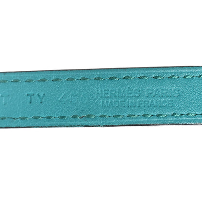 Hermes Swift Epsom 13mm Focus Belt 90 Malachite Bleu Saphir 3 of 5