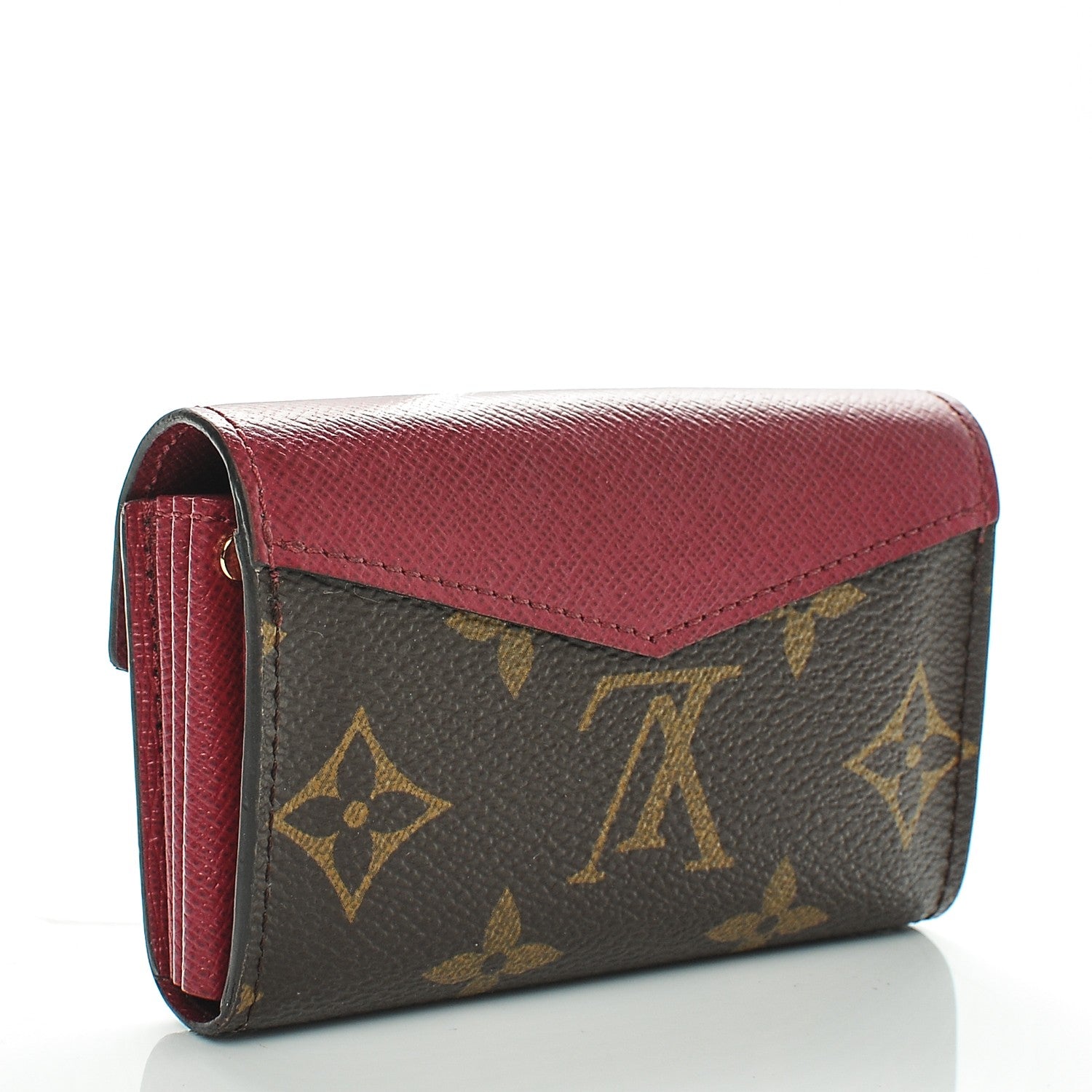 Louis Vuitton Monogram Sarah Multicartes Fuchsia 3 of 7
