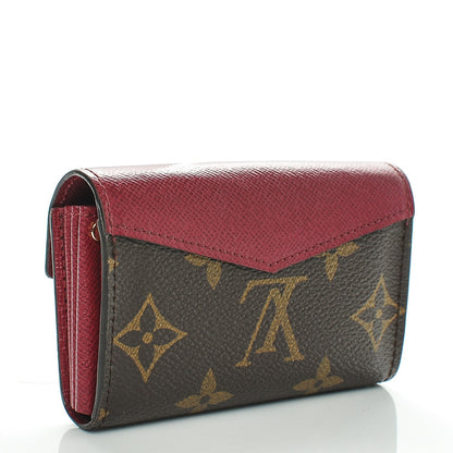Louis Vuitton Monogram Sarah Multicartes Fuchsia 3 of 7