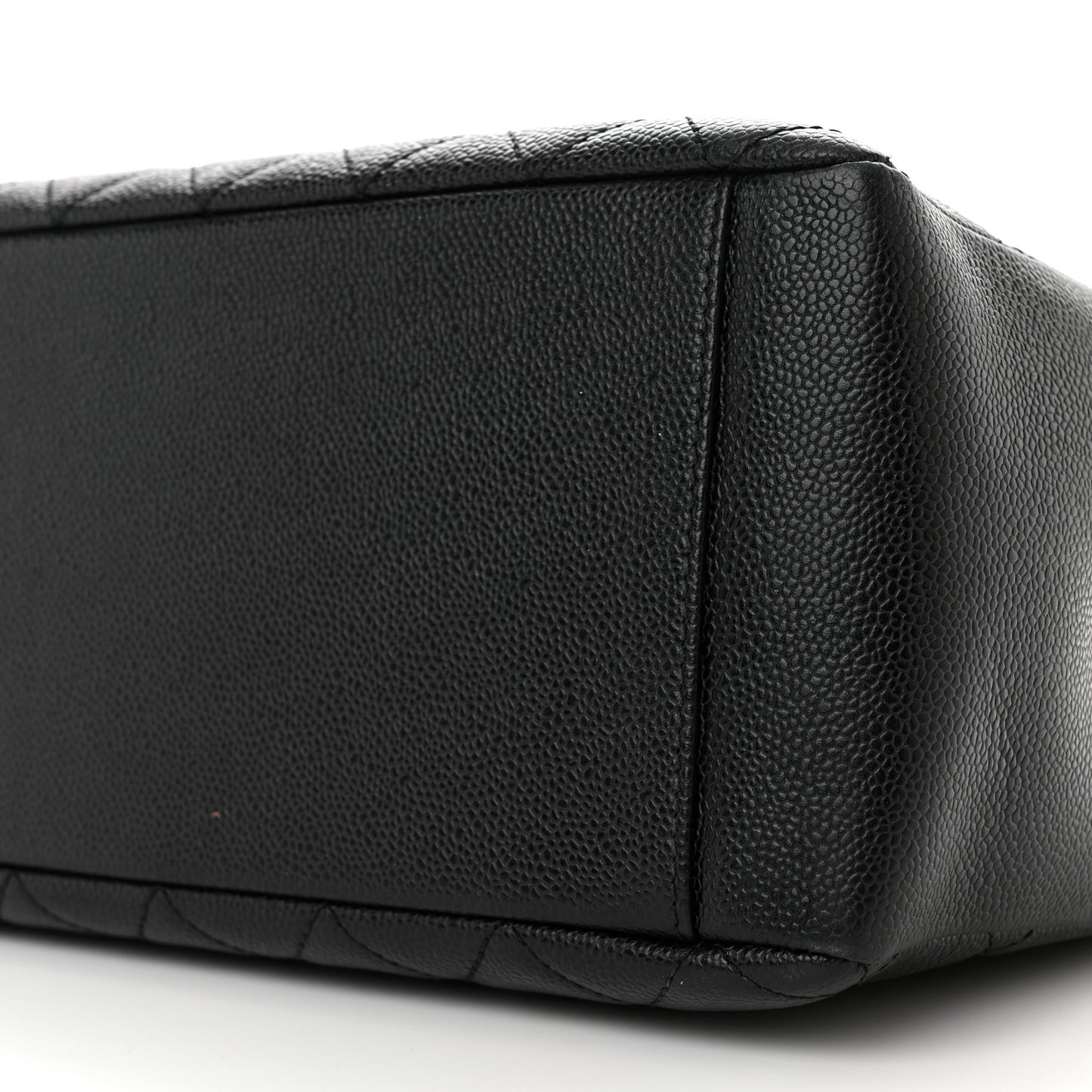 Caviar Quilted Grand Shopping Tote GST Black