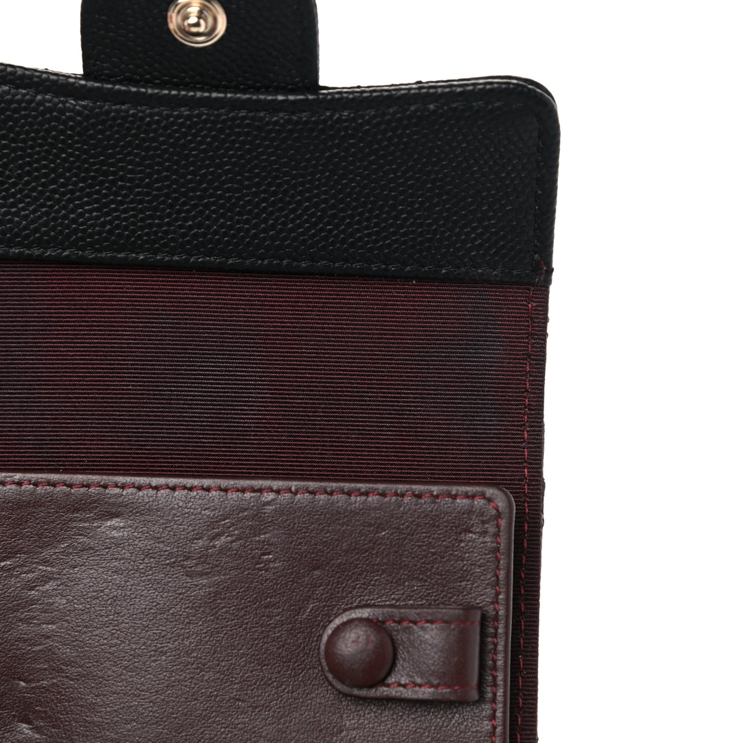 Caviar Quilted Classic 4 Key Holder Wallet Black