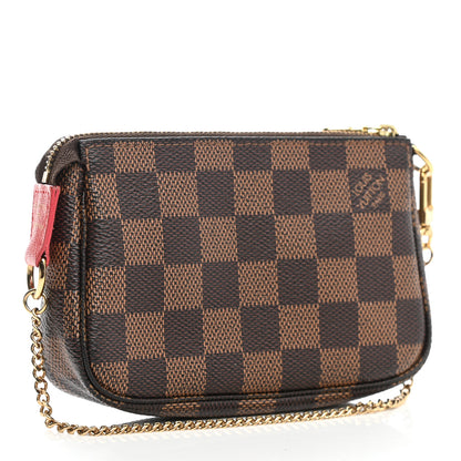 Louis Vuitton Damier Ebene 2015 Christmas Animation Mini Pochette Accessories 3 of 9