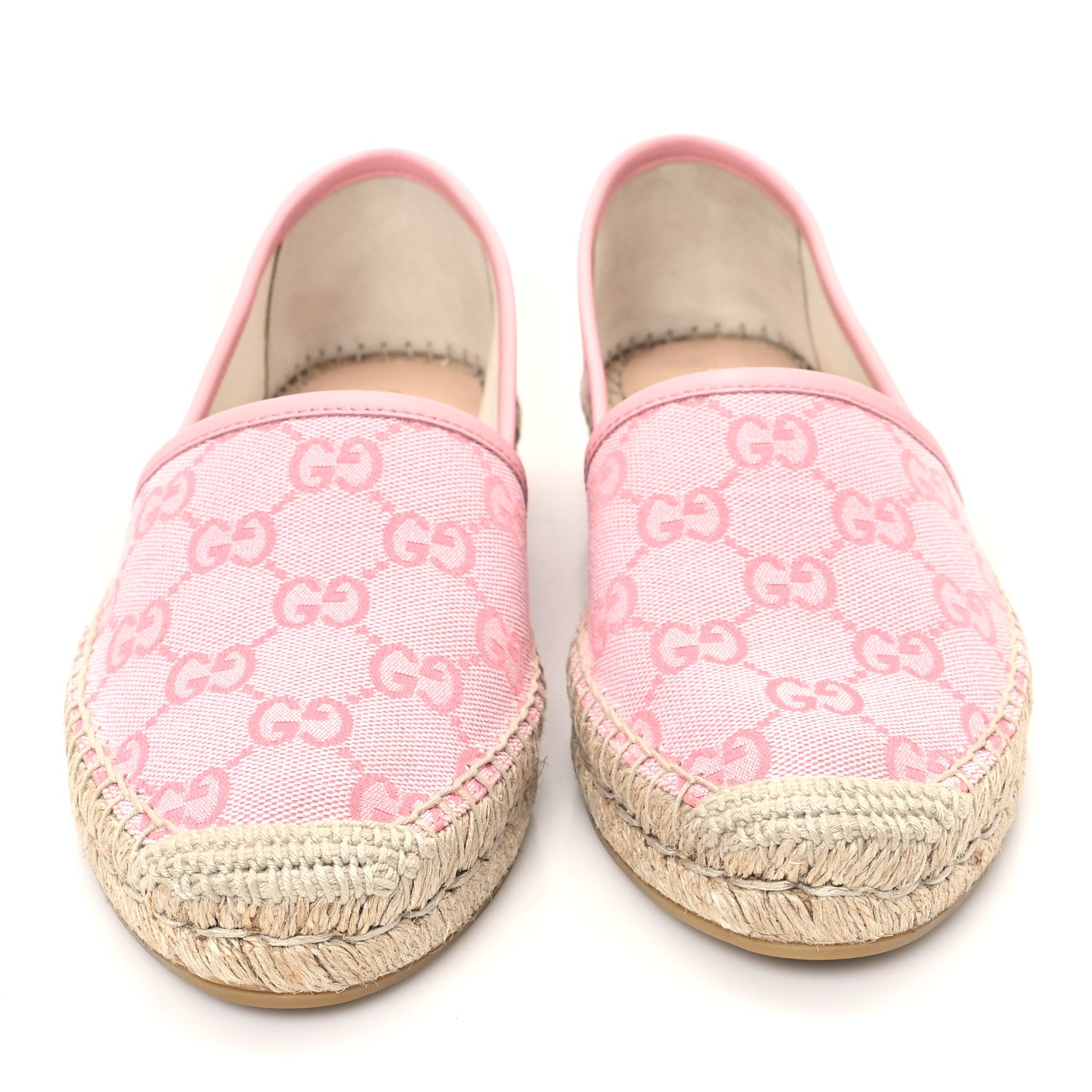 Gucci Canvas Monogram Espadrilles 37 Soft Pink 3 of 10