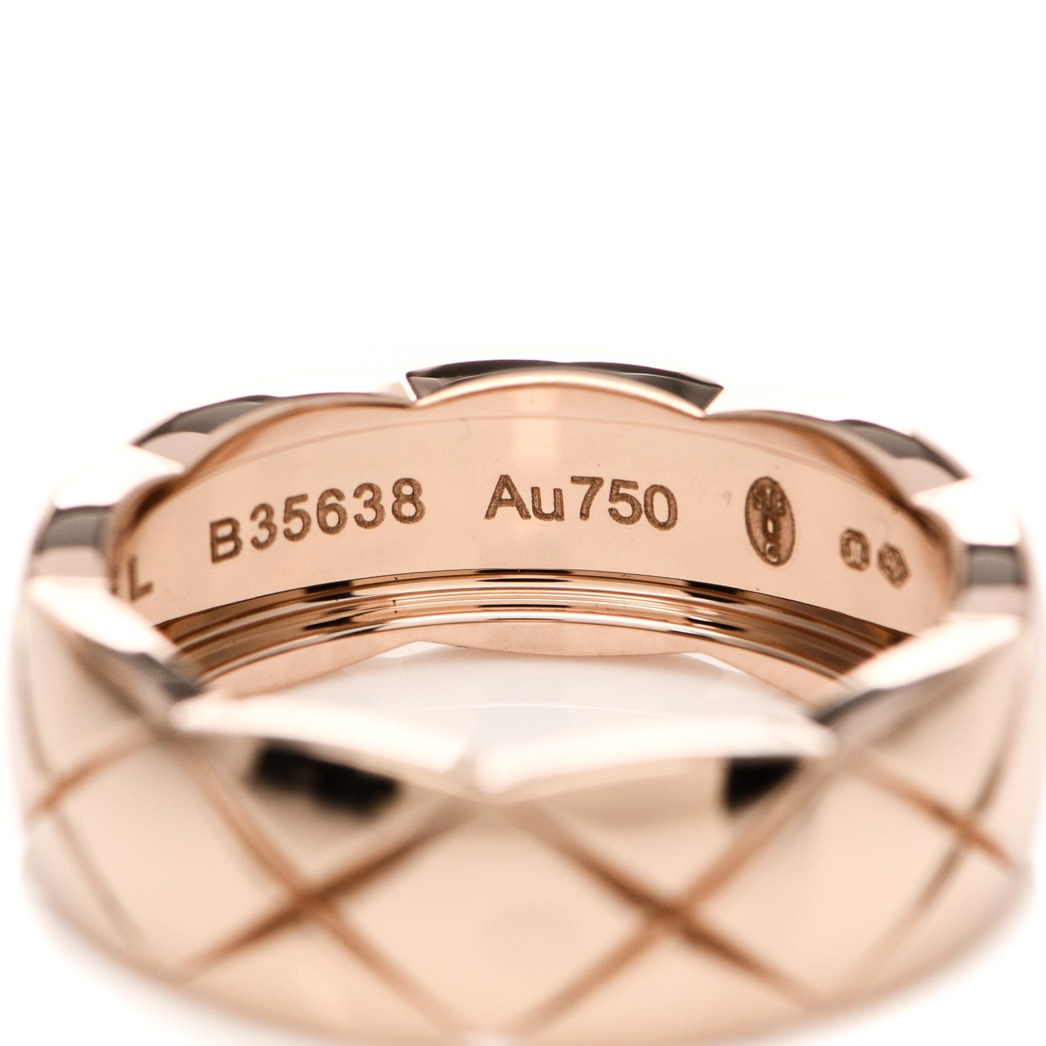 Chanel 18K Beige Gold Small Coco Crush Ring 54 7 5 of 5