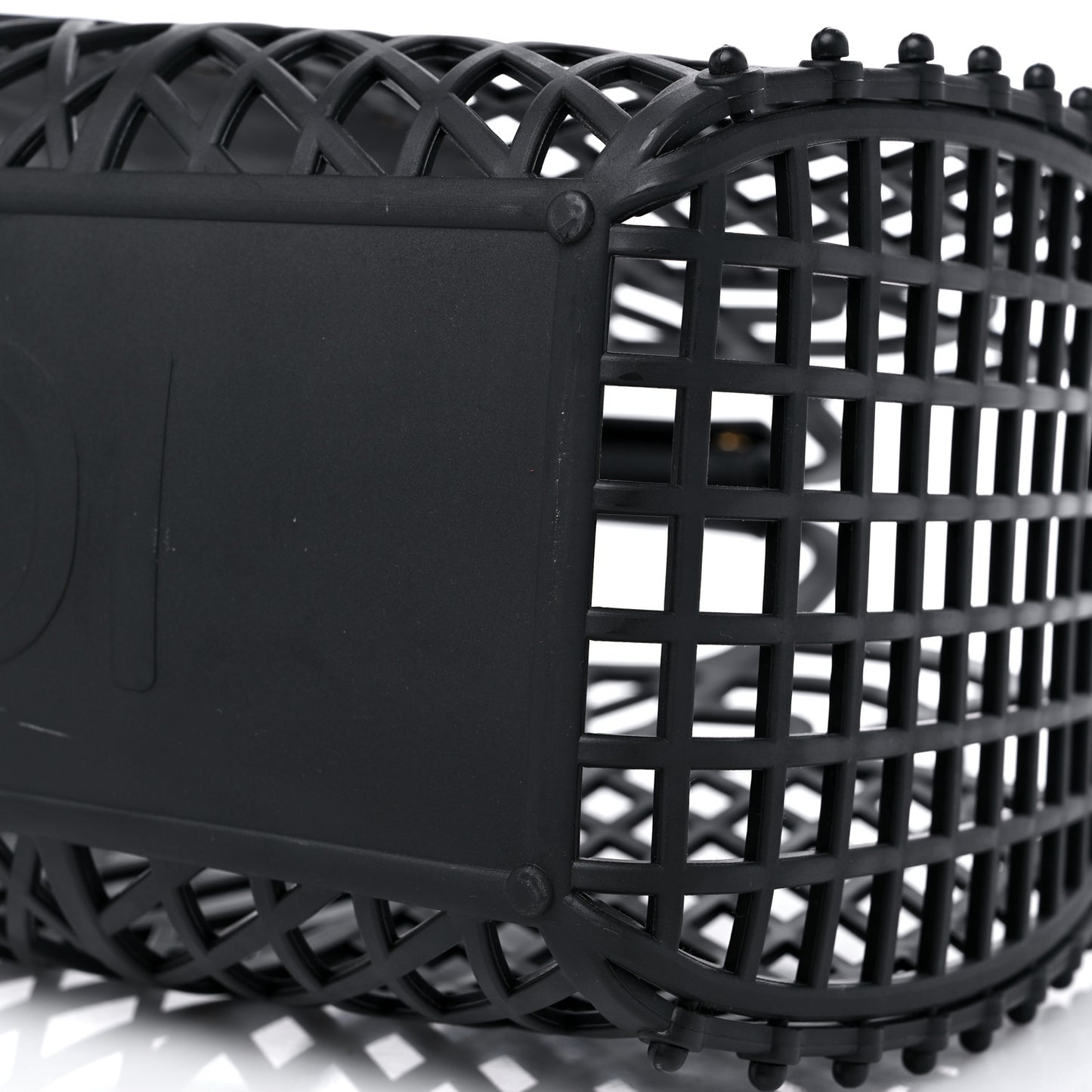 Recycled Plastic Vitello Liberty Matte Medium Fendi Basket Black Miele Scuro