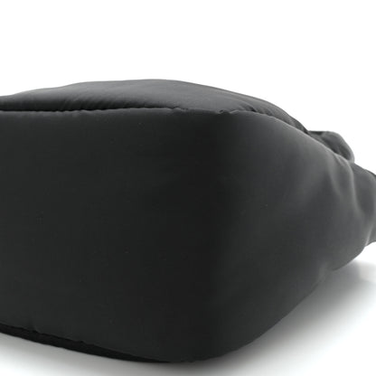 Prada Re-Nylon Soft Padded Small Double Handled Shoulder Bag Black 10 of 10