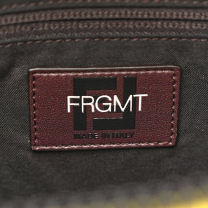 Fendi X FRGMT Fabric FF 1974 Embossed Belt Bag Tobacco Moro Black White 6 of 10