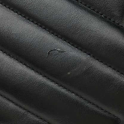Saint Laurent Calfskin Y Quilted Monogram Medium Loulou Chain Satchel Black 12 of 12