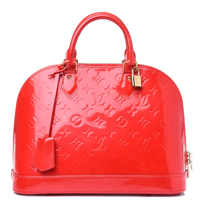 Louis Vuitton Vernis Alma PM Rouge Grenadine 1 of 6