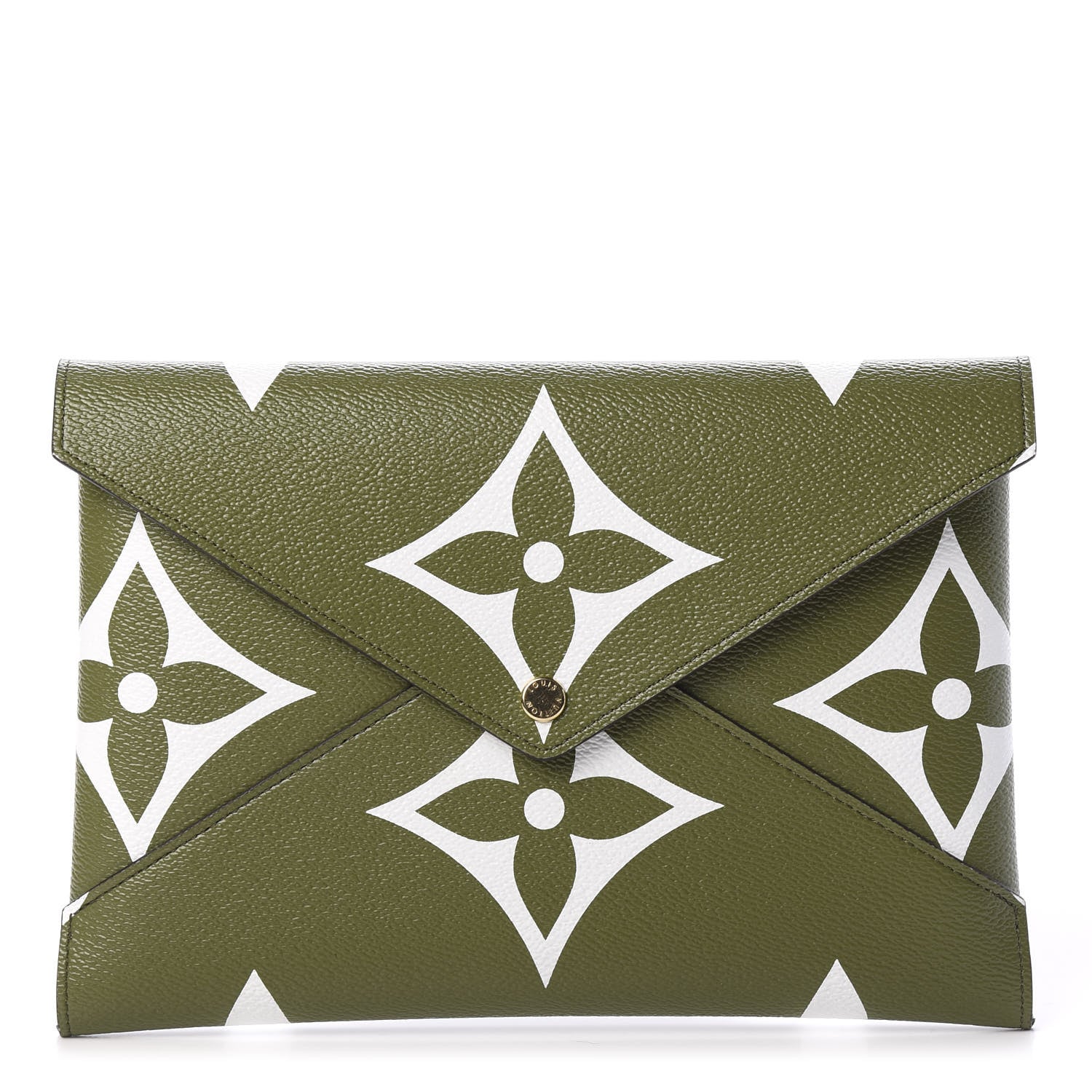 Louis Vuitton Monogram Giant Large Kirigami Pochette Kaki 1 of 8