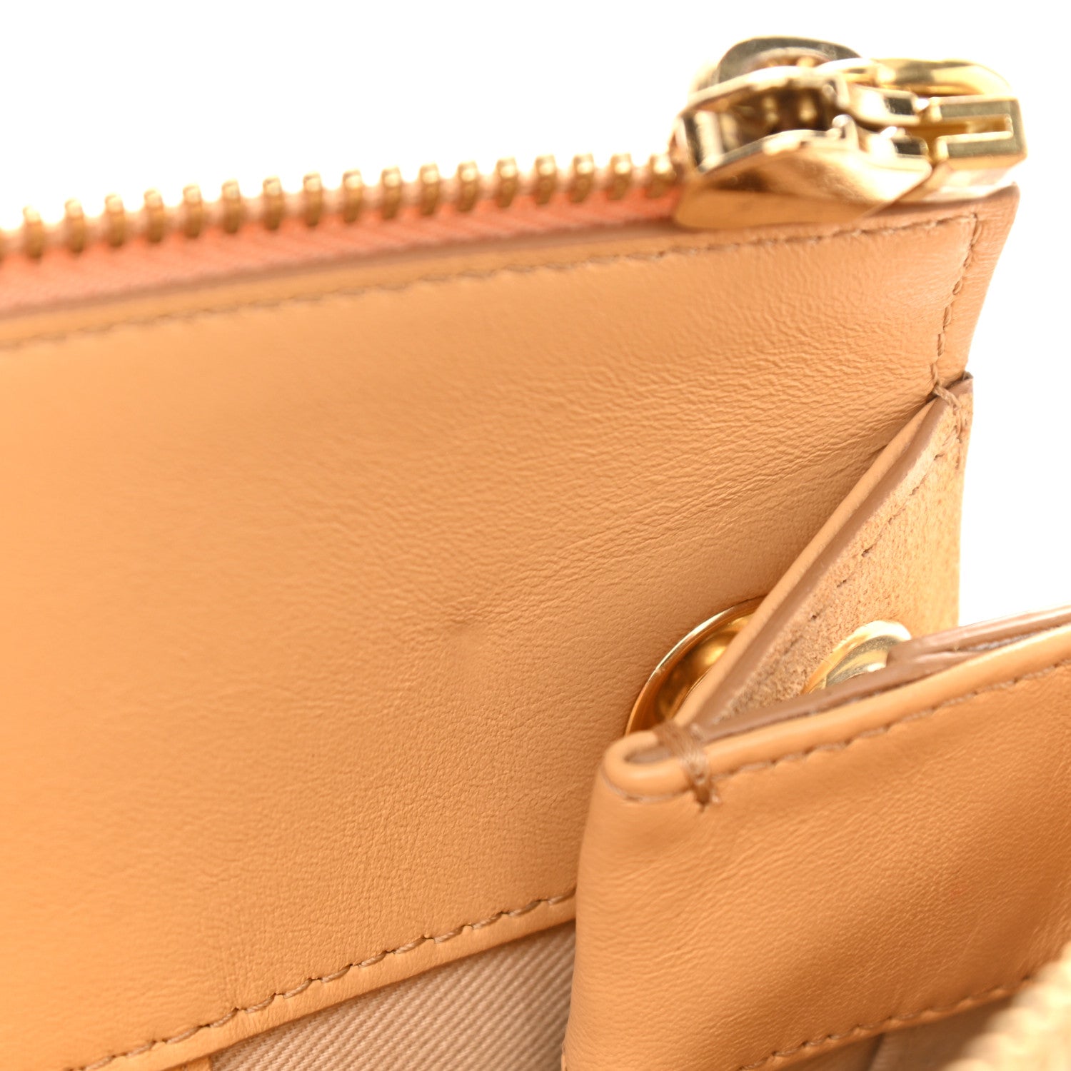 Chloe Calfskin Suede Small Roy Bag Bleached Brown 11 of 12
