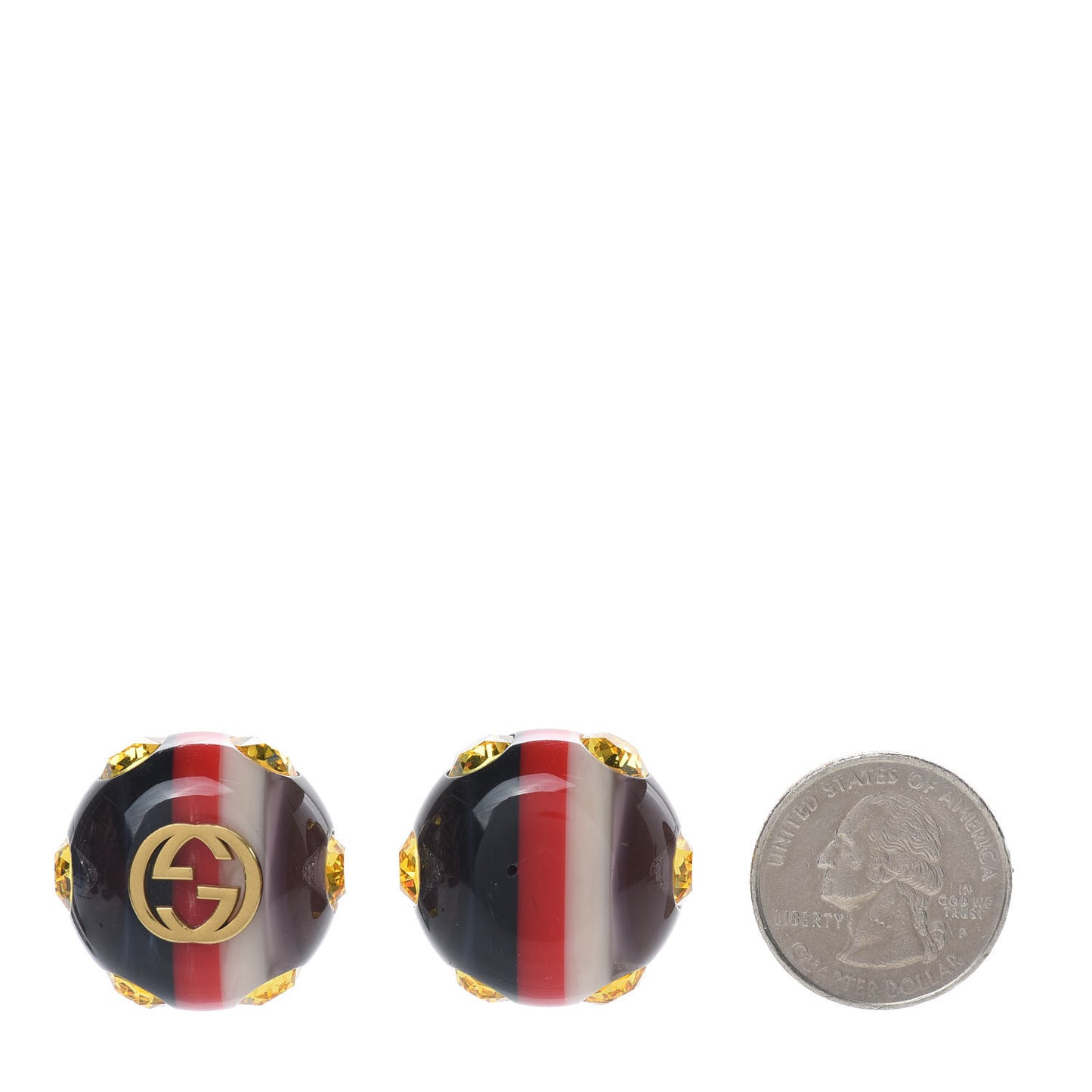 Resin Strass Vintage Web Stud Earrings Blue Red