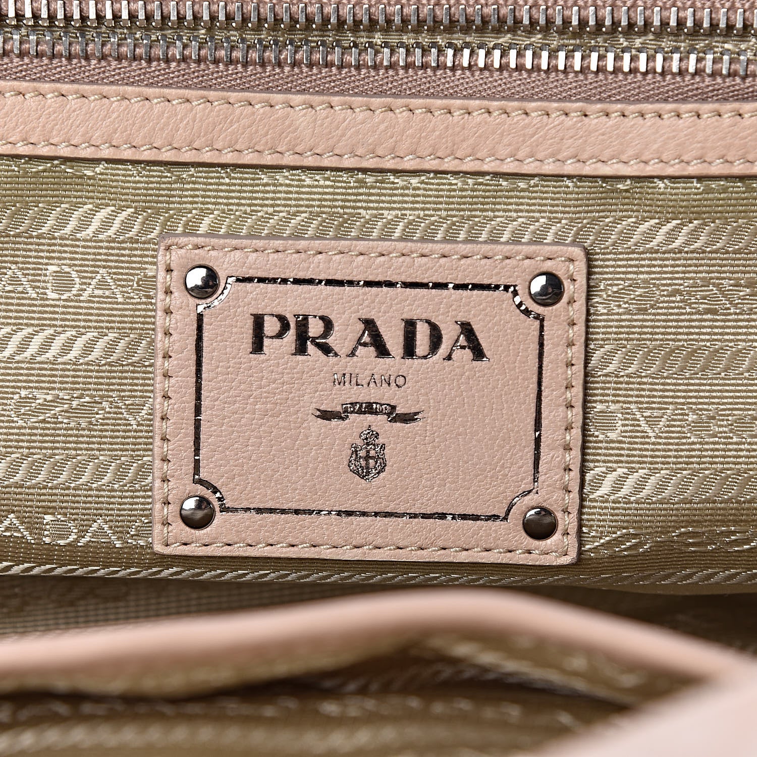 Prada Nappa Gaufre Dome Satchel Cipria 6 of 13