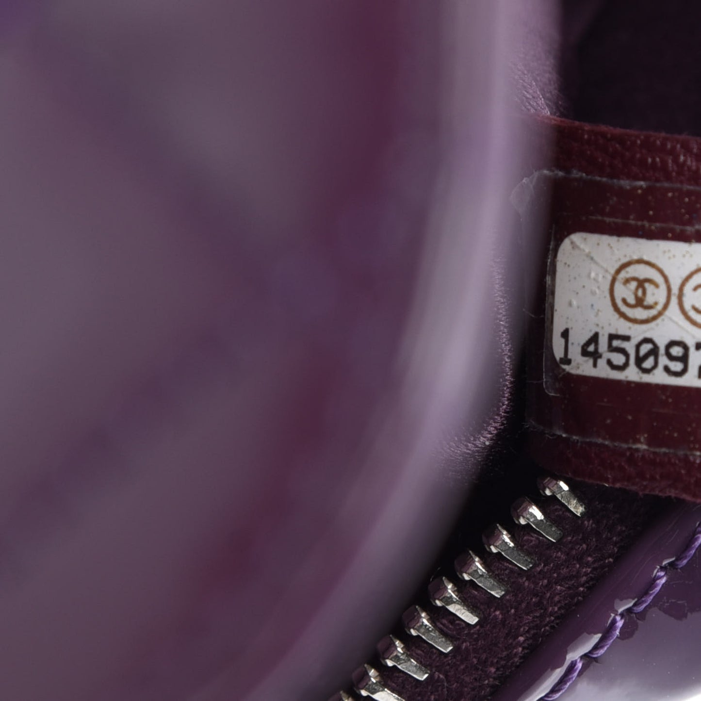 Patent Brilliant Mini Flap WOC Bag Violet