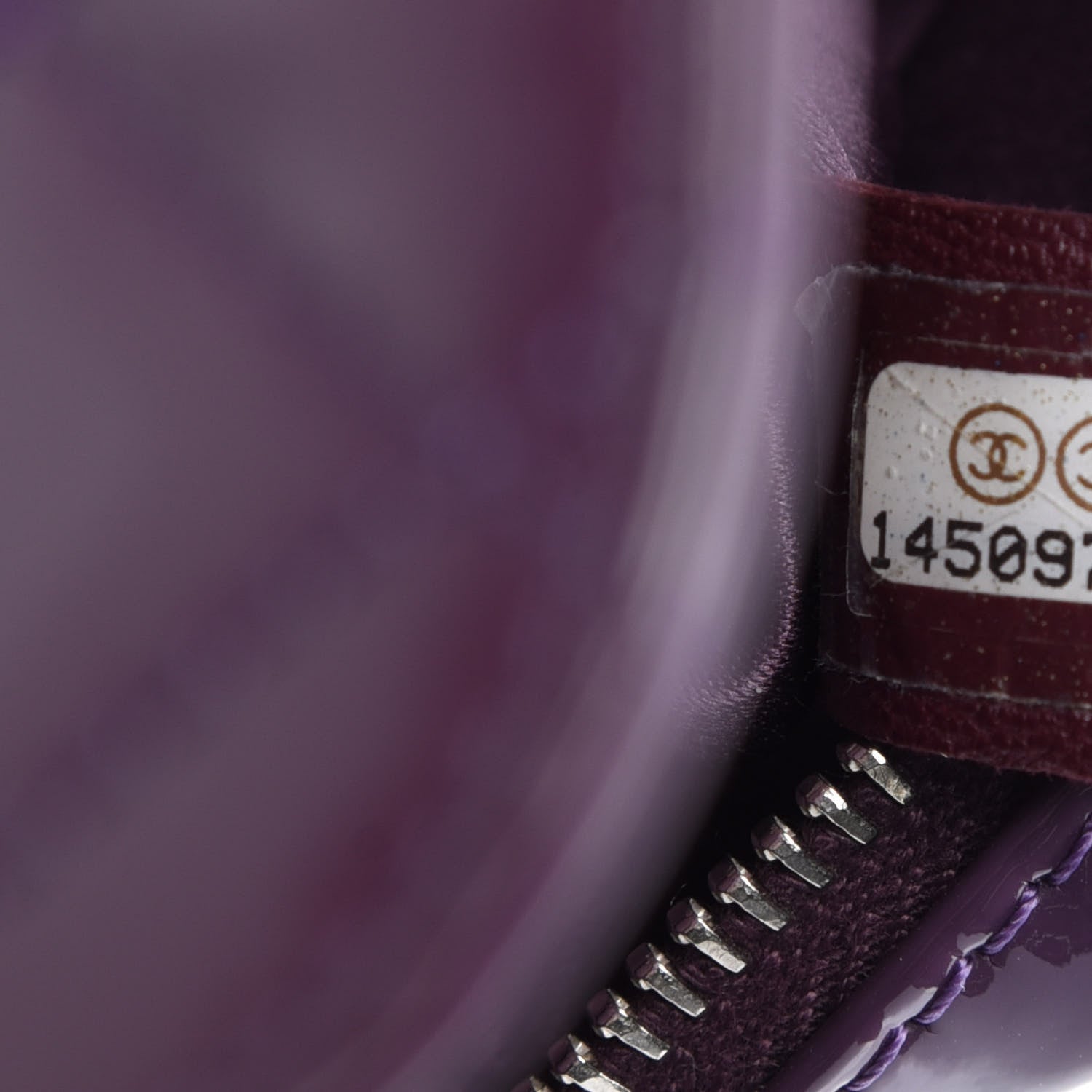 Chanel Patent Brilliant Mini Flap WOC Bag Violet 10 of 12