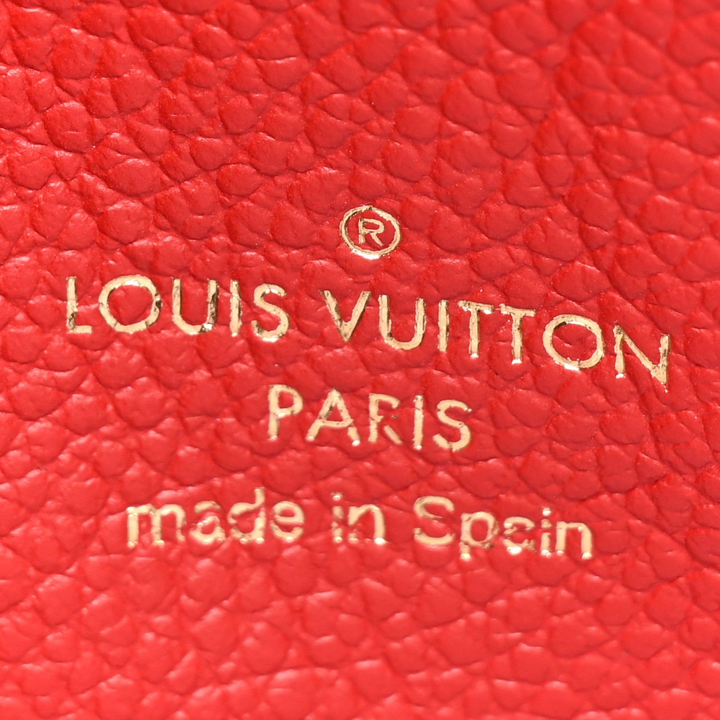 Empreinte Double Zip Pochette Marine Rouge