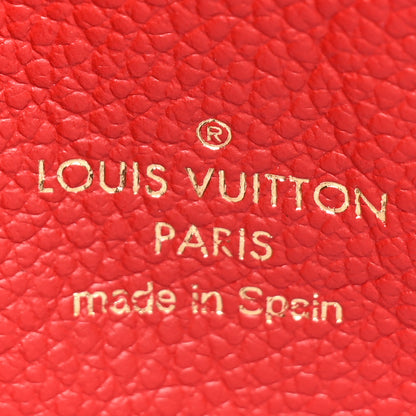 Louis Vuitton Empreinte Double Zip Pochette Marine Rouge 8 of 10