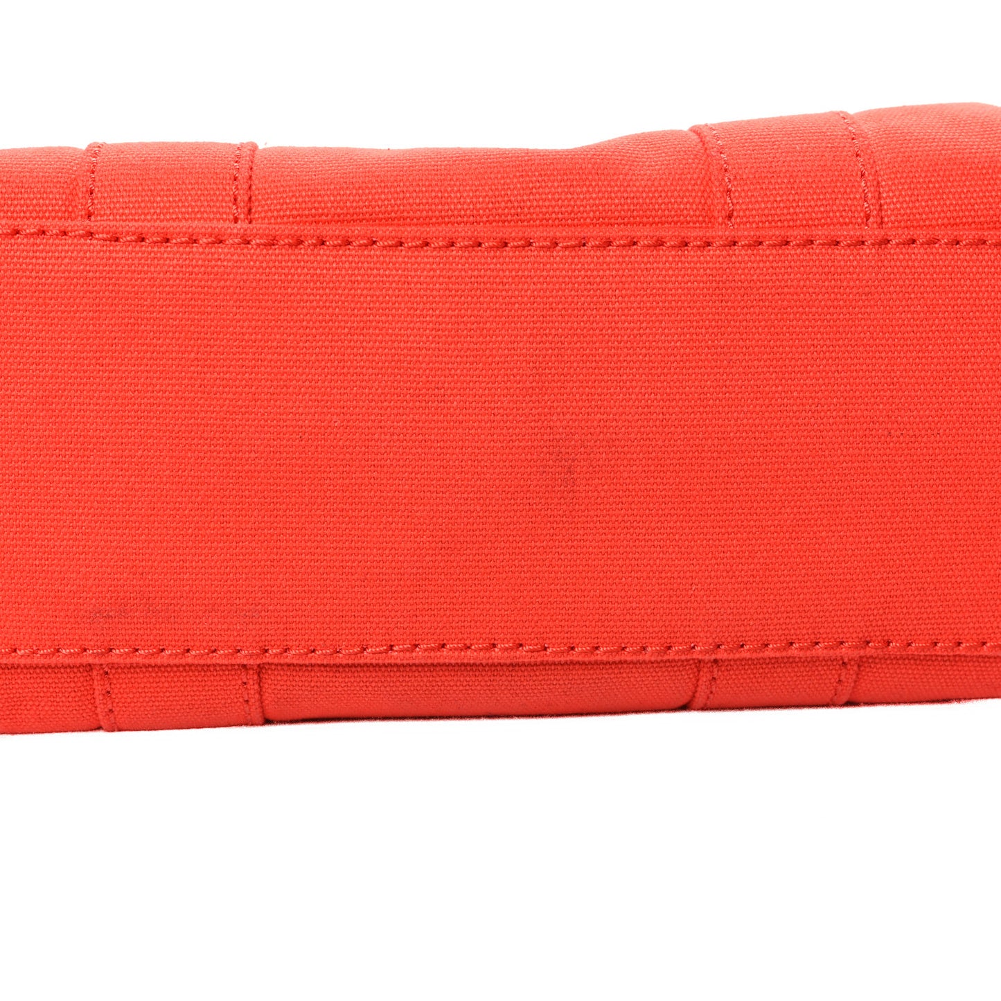 Cotton Canvas Mini The Traveler Tote Bag Red