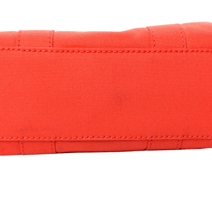 Marc Jacobs Cotton Canvas Mini The Traveler Tote Bag Red 11 of 13