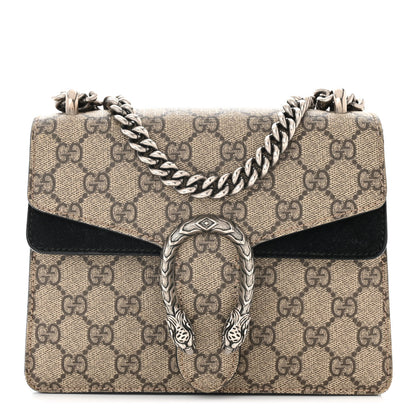 Gucci GG Supreme Monogram Mini Dionysus Shoulder Bag Black 1 of 12