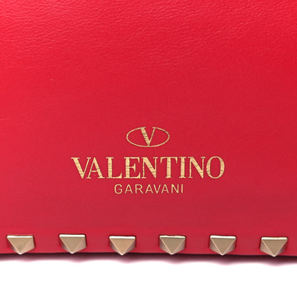 Valentino Garavani Vitello Small Rockstud Tote Fragola 8 of 10