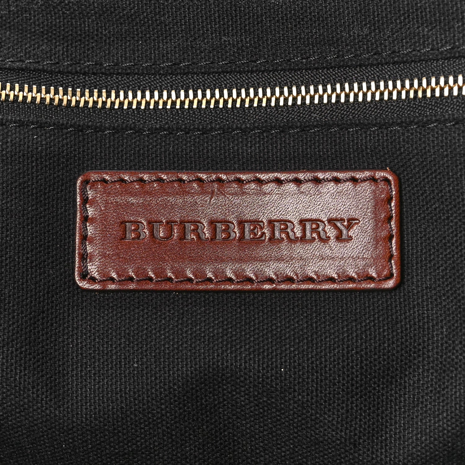 Burberry Bridle Calfskin House Check Small Orchard Bowling Bag Dark Tan 6 of 15