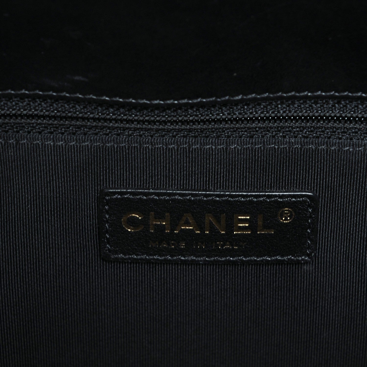 Chanel Glazed Calfskin Boy Tote Black 6 of 7
