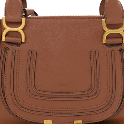 Chloe Calfskin Small Marcie Satchel Tan 8 of 11