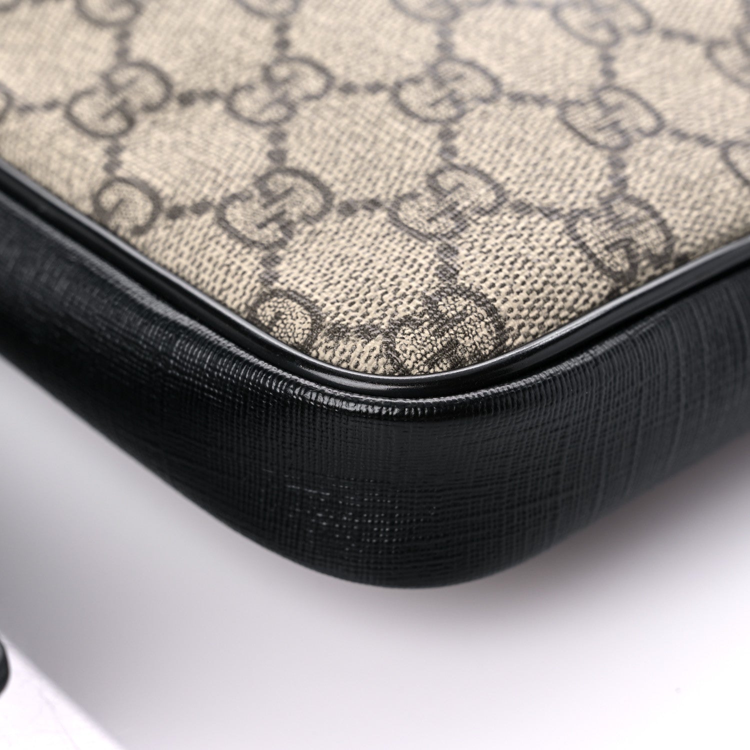 Gucci GG Supreme Monogram Web Belt Bag Black 11 of 22