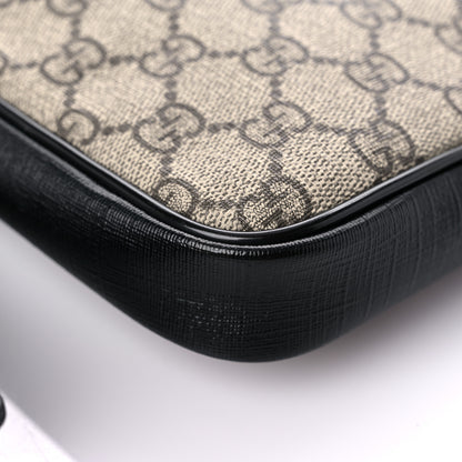 Gucci GG Supreme Monogram Web Belt Bag Black 11 of 22