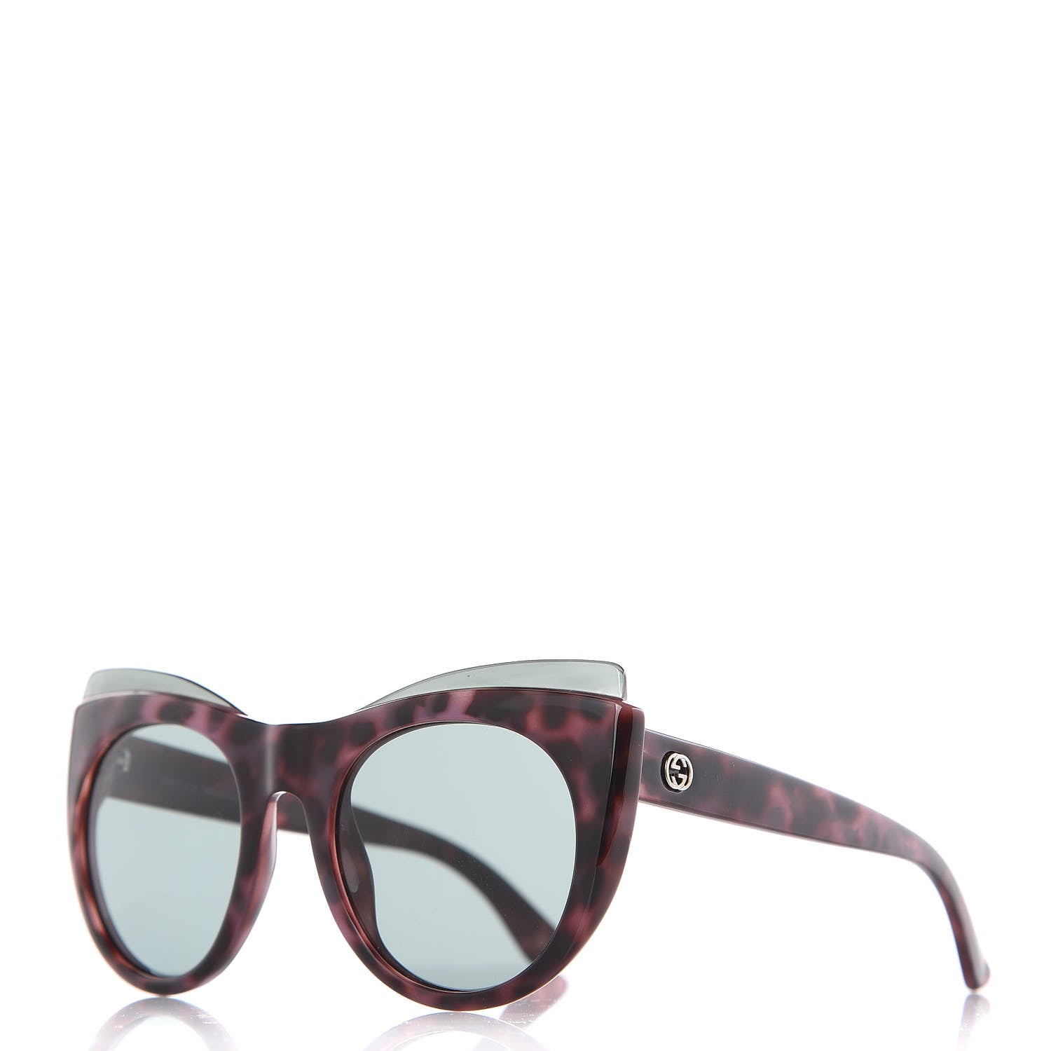 Gucci Cat Eye Sunglasses GG 3781/S Havana Pink 1 of 8