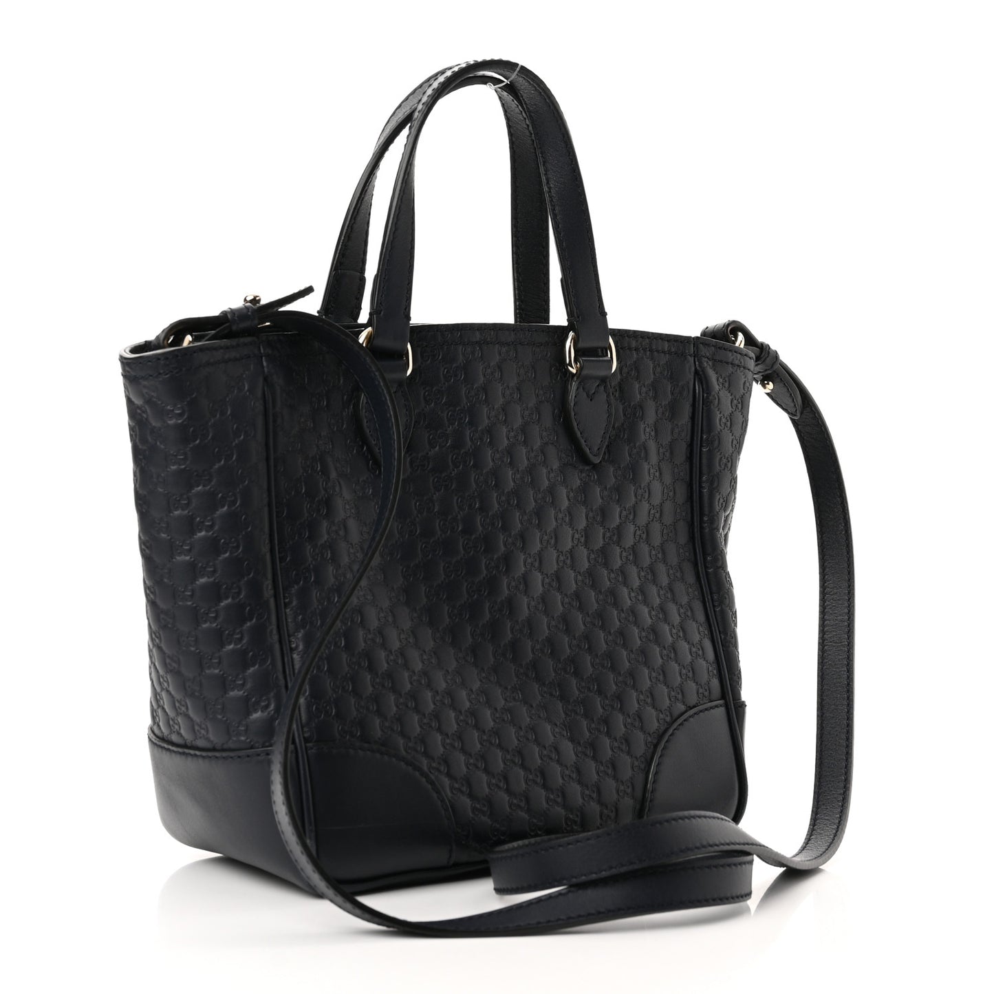 Microguccissima Small Bree Tote Navy