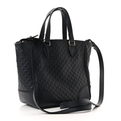 Gucci Microguccissima Small Bree Tote Navy 3 of 11