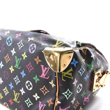 Louis Vuitton Monogram Multicolor Speedy 30 Black 6 of 11