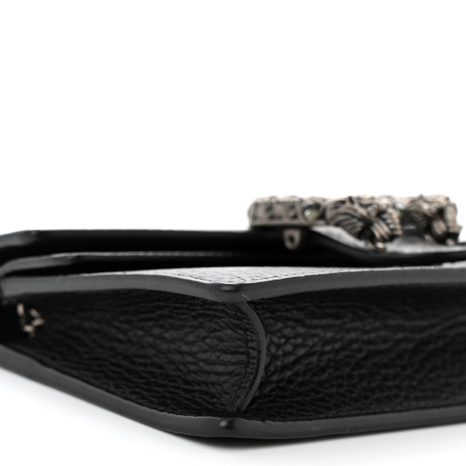 Gucci Calfskin Super Mini Dionysus Shoulder Bag Black 8 of 9